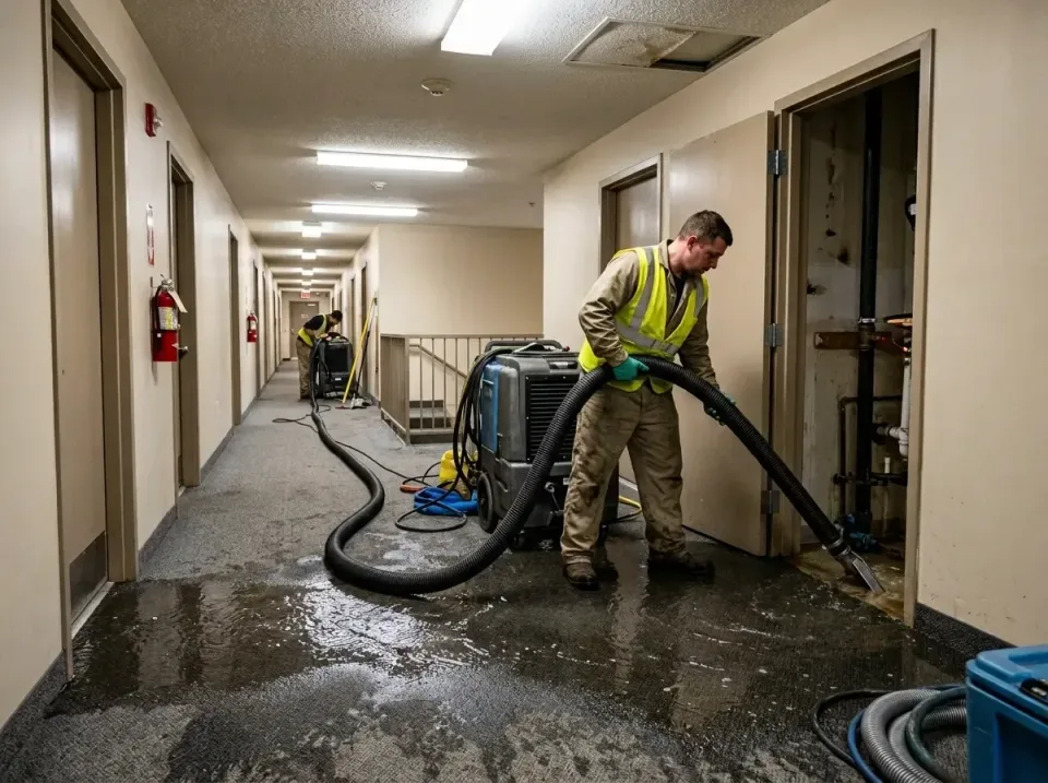 multi-unit-apartment-hallway-f-005 — frequently asked questions, Emergency Burst Pipe Water Extraction & Removal in Salton C…